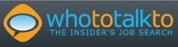 Whototalkto, intercambio de referencias de trabajo