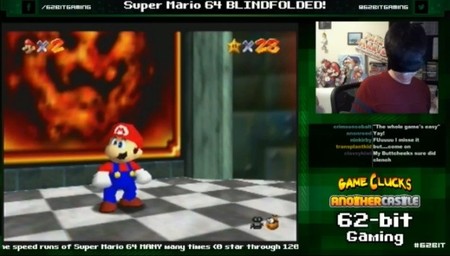 ¿Pasarse el Mario 64 con los ojos vendados? Este usuario de Twitch lo está intentando