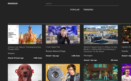 Invidious, la plataforma libre que nos permite seguir accediendo a YouTube sin que Google nos rastree (y descargar vídeo y audio)