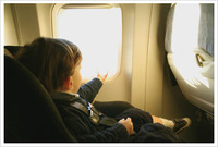 En los aeropuertos con un bebé