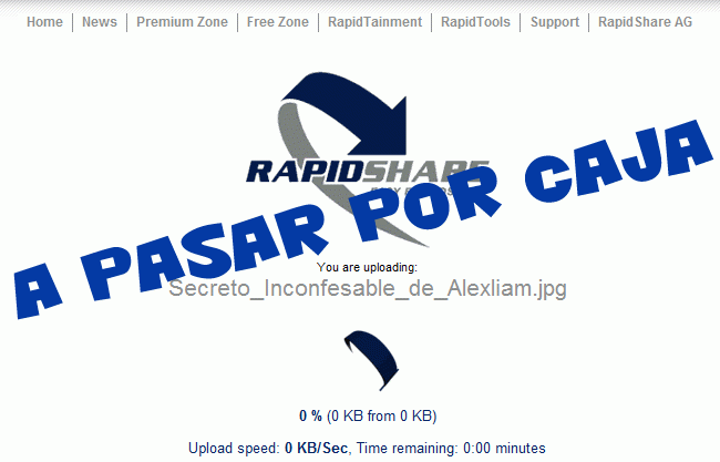 Rapidshare: a pasar por caja