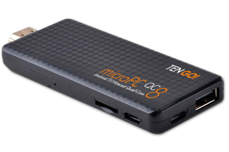 TenGO! microPC QC8, un stick Android TV para darle nueva vida a tu vieja tele