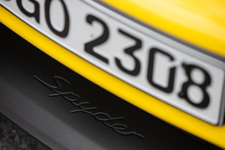 Porsche 718 Spyder labio delantero