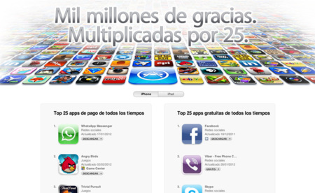 Ranking con las aplicaciones de iOS más descargadas de todos los tiempos