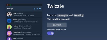 Twizzle es un cliente de Twitter gratuito para Windows, Linux y macOS que busca reducir tu adicción a esta red social