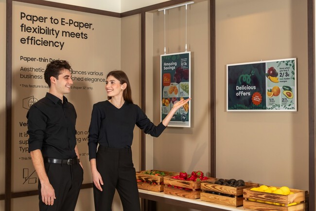 Samsung Tvs And Displays Color E Paper Ai Signage Smartthings Pro Ise 2025 Main44 Final