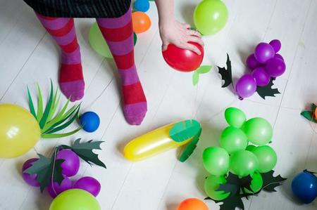 Hazlo tú mismo: globos con forma de frutas para fiestas infantiles