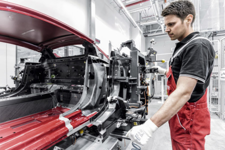 Audi R8 fabricación