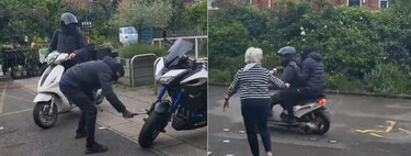 Tres ancianas evitan el robo de una Yamaha Tracer, lo graban en vídeo y acaban persiguiendo a los ladrones en moto
