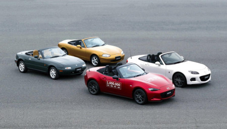 Mazda MX5 4 cuatro generaciones