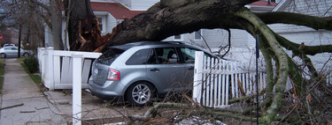 Qué cubre y qué no cubre el seguro del coche en caso de daño por viento y lluvia como los de la borrasca Danielle