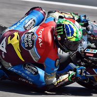 Ni una caída impide a Franco Morbidelli ser el más rápido en los libres de Moto2