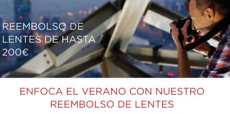Hasta 200 euros de reembolso al comprar un objetivo o un flash de Canon