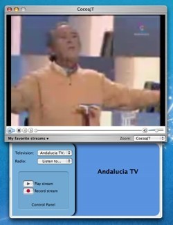 CocoaJT: Televisión on-line de todo el mundo