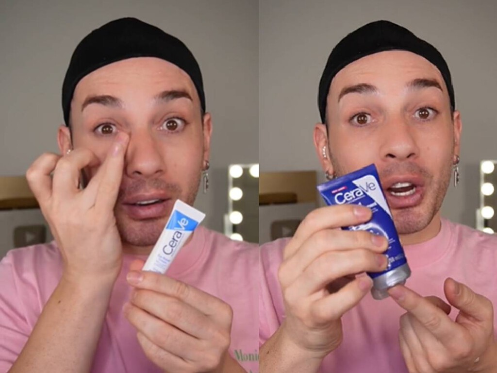 Adiós a las arrugas del contorno de ojos al usar maquillaje: el truco de un maquillador profesional con dos productos de Cerave 
