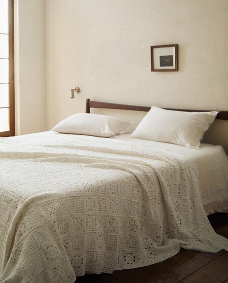 Zara Home colcha de ganchillo