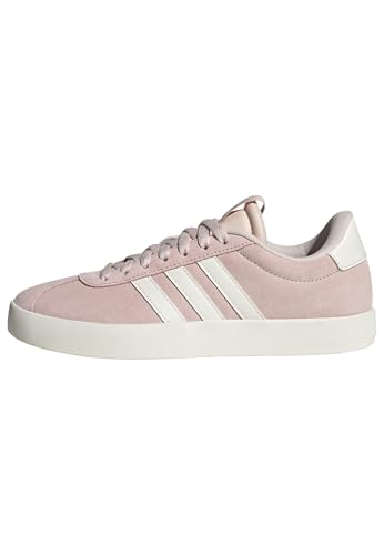 adidas VL Court 3.0 Shoes, Zapatillas Mujer, Wonder Quartz Core White Cyber Met, 39 1/3 EU