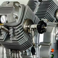 Hay gente tan friki de las motos que se ha hecho una cafetera con un motor de Moto Guzzi. Cuesta una pasta, pero vale cada euro 