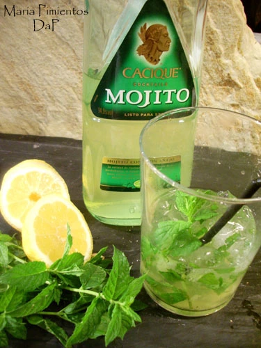 Cacique Mojito Moreno. Un mojito listo para servir