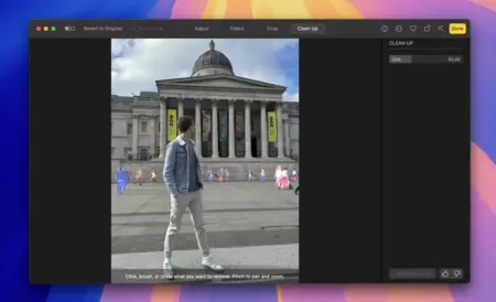 人物の写真を削除する