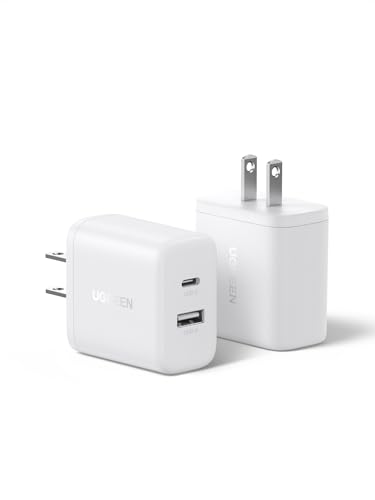 Paquete de dos cargadores UGREEN USB-C de 20 W