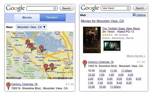 Google y el teléfono móvil te ayudan a ir al cine
