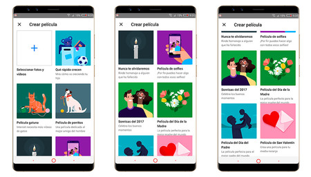 Google Fotos Peliculas Tematicas