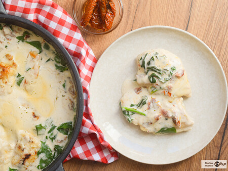 Pollo en salsa de nata, una receta cremosa y fácil para cualquier día