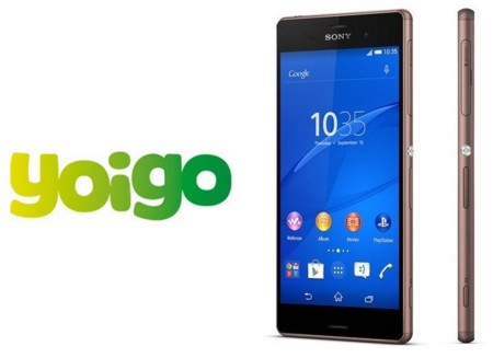 Precios Sony Xperia Z3 con Yoigo