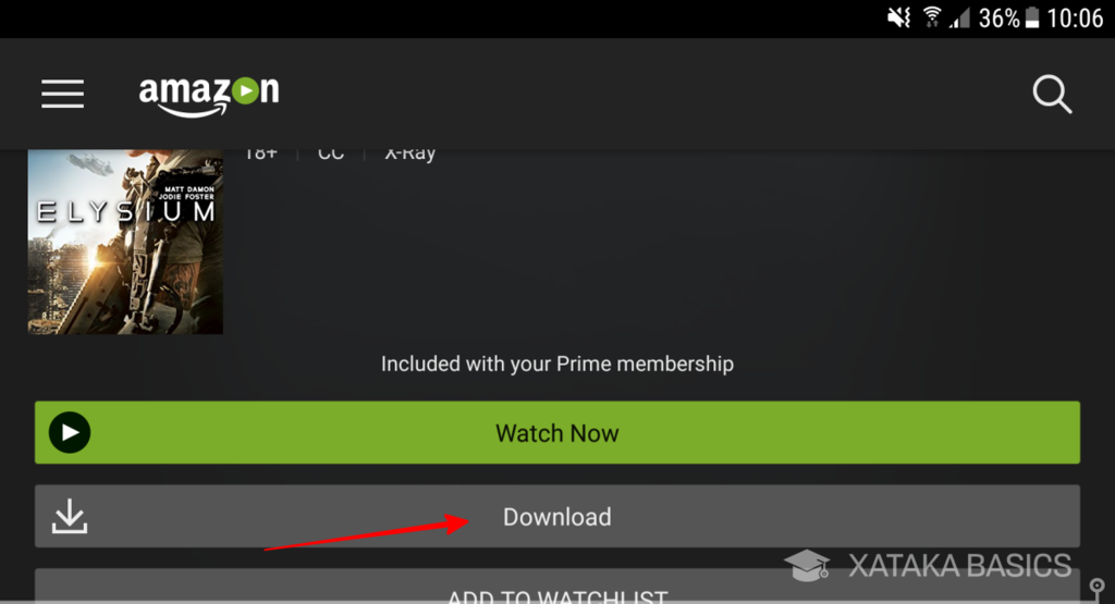 Cómo descargar series y películas de Amazon Prime Video para verlas en tu móvil sin conexión