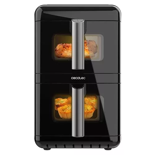 Cecotec Freidora de Aire sin Aceite - Air Fryer 12L Cecofry DuoLevel 12000 Window