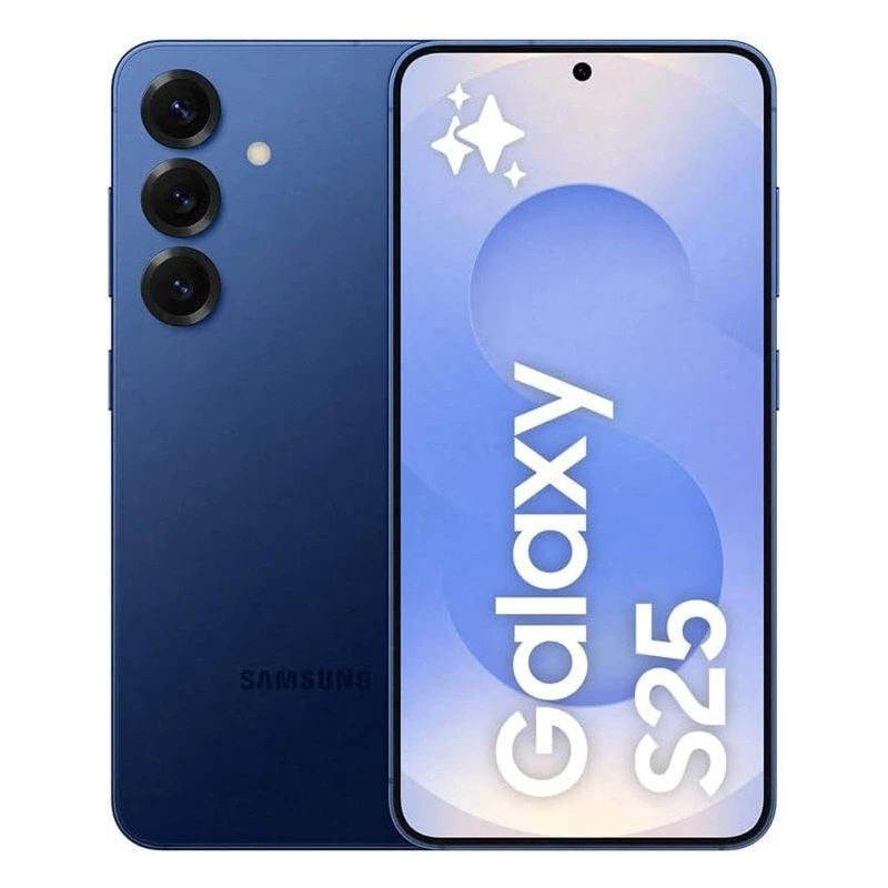 Samsung Galaxy S25 128GB Teléfono Móvil con IA, Galaxy AI, 12GB RAM, Cámara 50MP, Dual SIM, IP68, Garantía del Fabricante 3 Años + 1 Año Extra, Color Azul Marino (Versión Española)