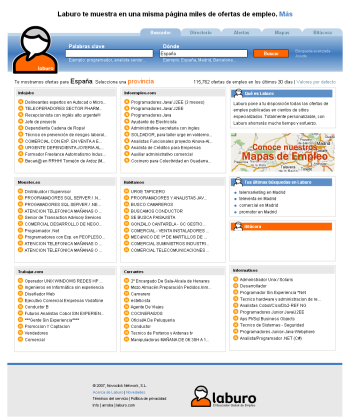 Laburo, anuncios de empleo en un mismo lugar