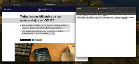CMD + OPTION + SHIFT + V そして...これは別のものです!