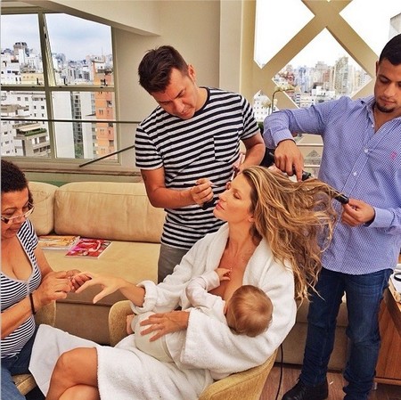 Gisele Bündchen: mami antes que nada
