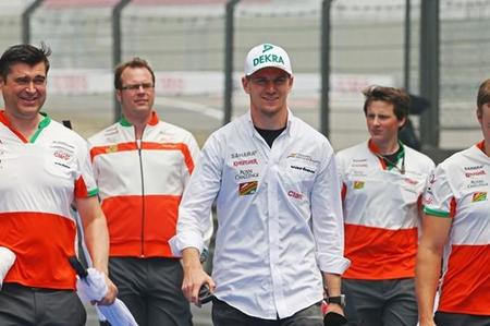 Nico Hülkenberg, sorprendido con los resultados de Force India