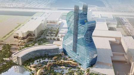 Un rascacielos con forma de guitarra: el nuevo Hard Rock Hotel & Casino en Hollywood