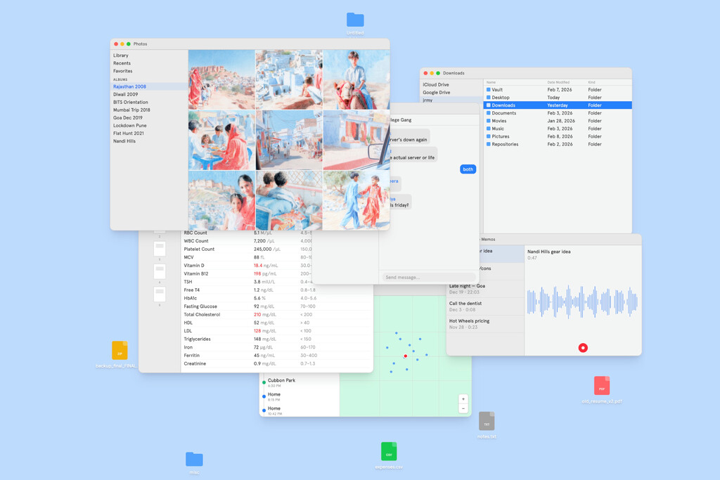 Este ingeniero encontró 1.351 fotos sueltas en casa de su abuela. Acabó construyendo una Wikipedia personal de su vida entera 