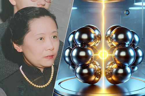 Chien-Shiung Wu fez contribuições ao campo da física nuclear que ajudaram a elaborar as teorias modernas da física de partículas / Imagem: Smithsonian Institute / Montagem: Xataka com DALL-E
