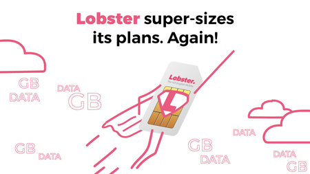 Las nuevas tarifas de Lobster no tienen competencia en prepago con sus hasta 70 GB por 24 euros