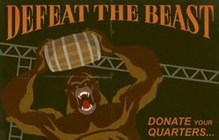 Pósters de arcades de los 80 al estilo propaganda retro. Deliciosos
