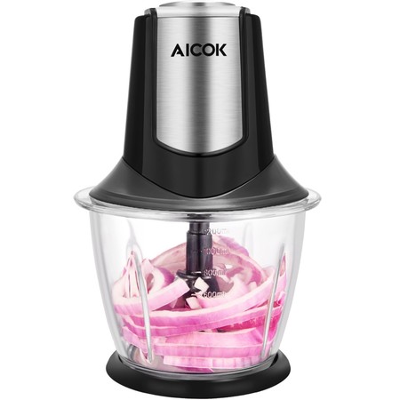 Cupón de descuento de 9,99 euros en la picadora eléctrica de 1,2 litros Aicok: ahora cuesta 12 euros en Amazon