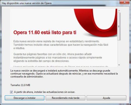 Opera 11.60 Tunny final ya está disponible para descargar