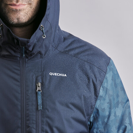 Abrigo De Montaa Y Nieve Impermeable Hombre Quechua Sh100 X Warm Azul1