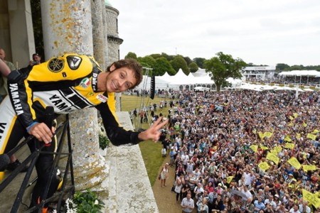 Valentino Rossi en el Goodwood Festival of Speed