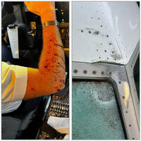 ¿Basura espacial o globo meteorológico? Algo ha roto el parabrisas de un avión a 11.000 metros de altura