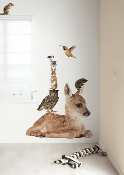 Vinilos súper realistas de animales para la habitación infantil