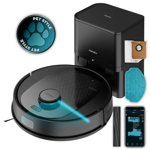 Cecotec Robot Aspirador y Base Autovaciado Conga 7690 Immortal MAX Home M