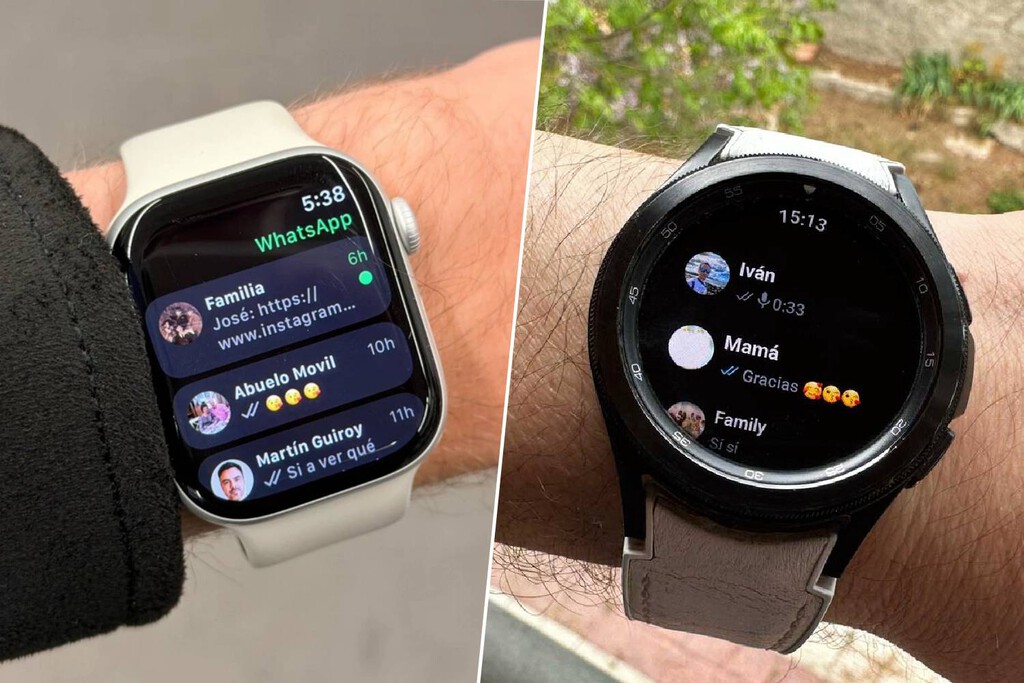 Una de las razones para preferir Wear OS era su app de WhatsApp. Ahora va a llegar al Apple Watch calcando a los relojes Android 