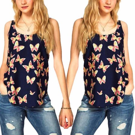 Camisa mariposas por sólo 1,49 euros y gastos de envío gratis en Aliexpress